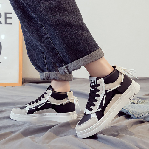 Summer New Release High-Top Canvas Fashion Men's Shoes Trendy, Versatile Casual Sports Sneakers and White Canvas Shoes