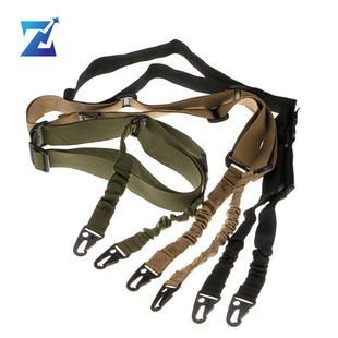 Cone Wolf Outdoor Military Fan Multi-Functional Two-Point Belt Task Rope Field Cs Tactical Strap Lanyard Crossbody Rope Nylon Men