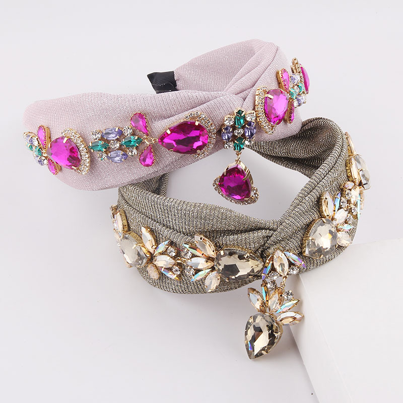 New Fashion Style Diamond-studded Gemstone Headband display picture 1