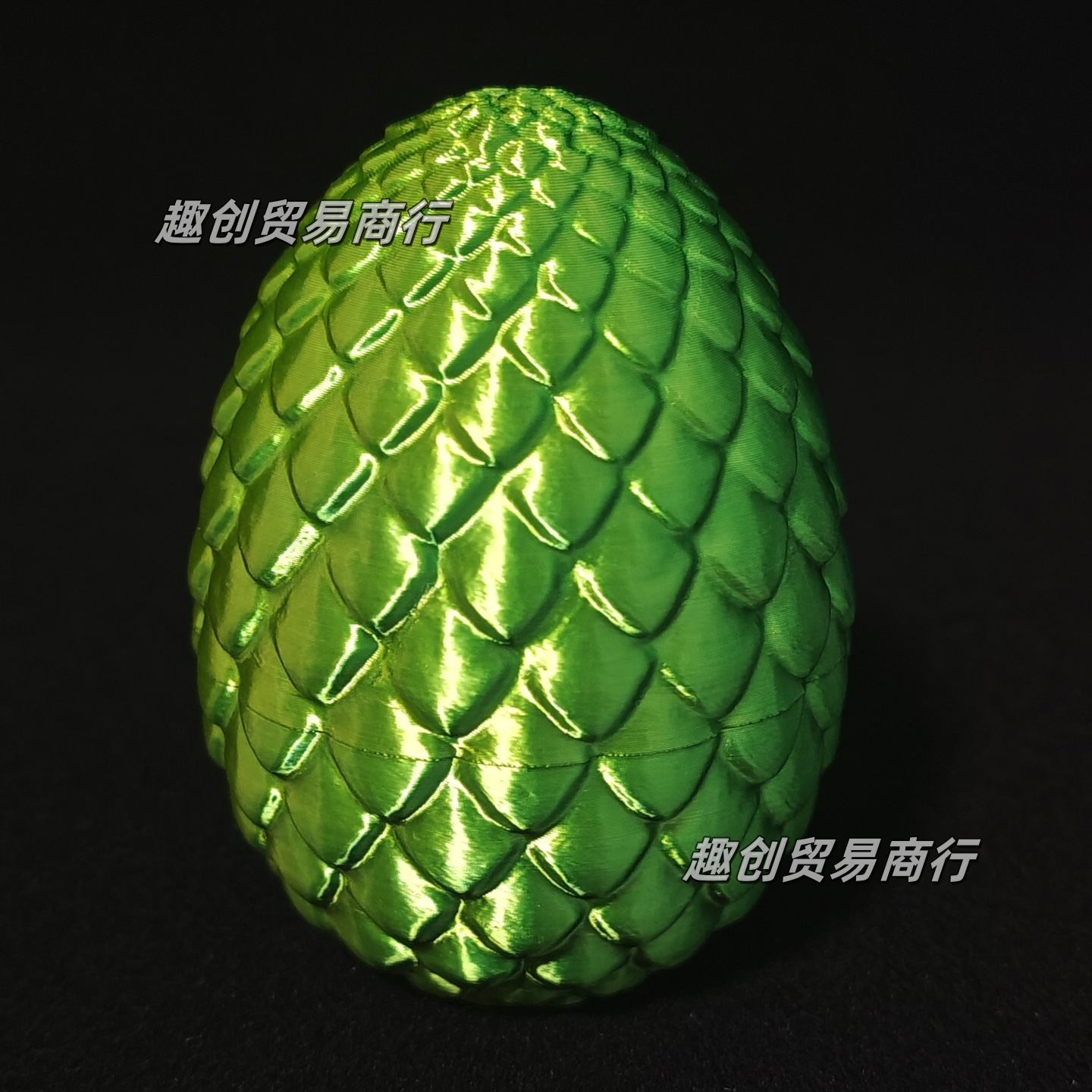 9.5CM 실크 황록색 용알(단일 용알에는 용이 포함되지 않음)