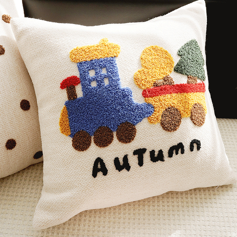 Pequeño tren de dopamina recto 45x45cm almohada individual