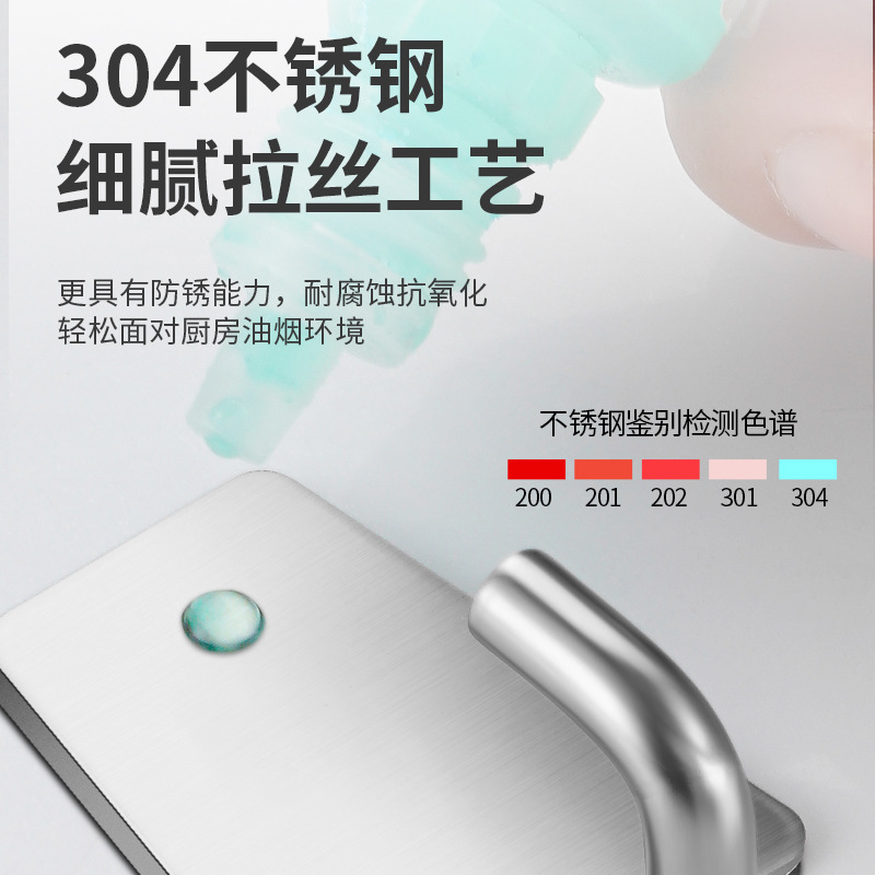 Suministro transfronterizo 2021 nuevo gancho sin clavos detrás de la puerta cocina gancho de la sala de estar Nordic Hotel habitación individual color primario blanco y negro