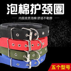 Wholesale Hartley Unleashed Dog Pet Collar Soft Leather Lining Polypropylene Pet Foam Collar 6 Sizes