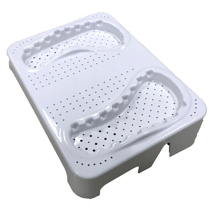 厂家直销脚部按摩仪器塑料外壳 来图吸塑加工abs美容仪外壳