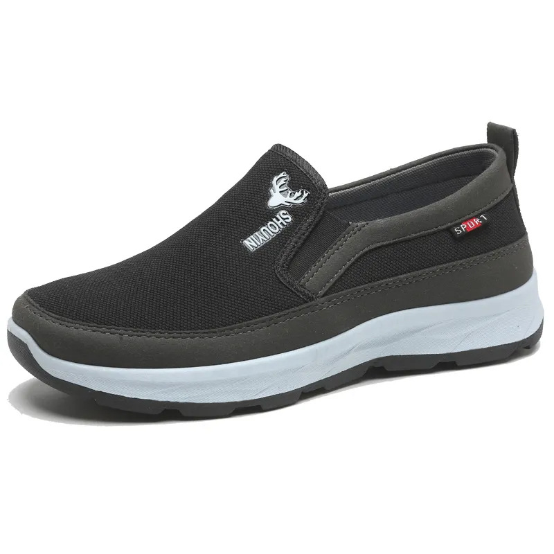 Zapatos de Los Hombres 2024 Primavera Nuevos zapatos de Lona Inferior Suave Transfronteriza Transpirable zapatos Al Por Mayor Slip On zapatos de Los Hombres