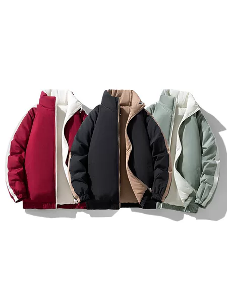 This hooded, thick, and padded jacket is designed to flatter all body types. It’s a loose-fitting cotton coat that provides warmth in winter and creates a slimming and stylish look