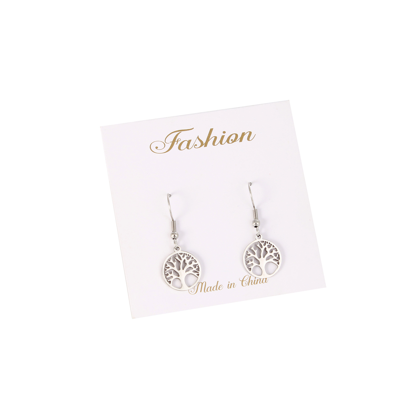 1 Pair Fashion Portrait Polishing Stainless Steel Drop Earrings display picture 16