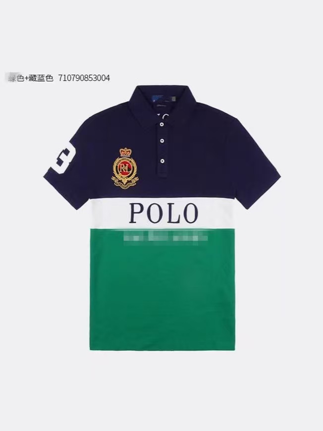 Polo solapa el mismo estilo todo-fósforo nuevo estilo simple hombres y mujeres manga corta verano