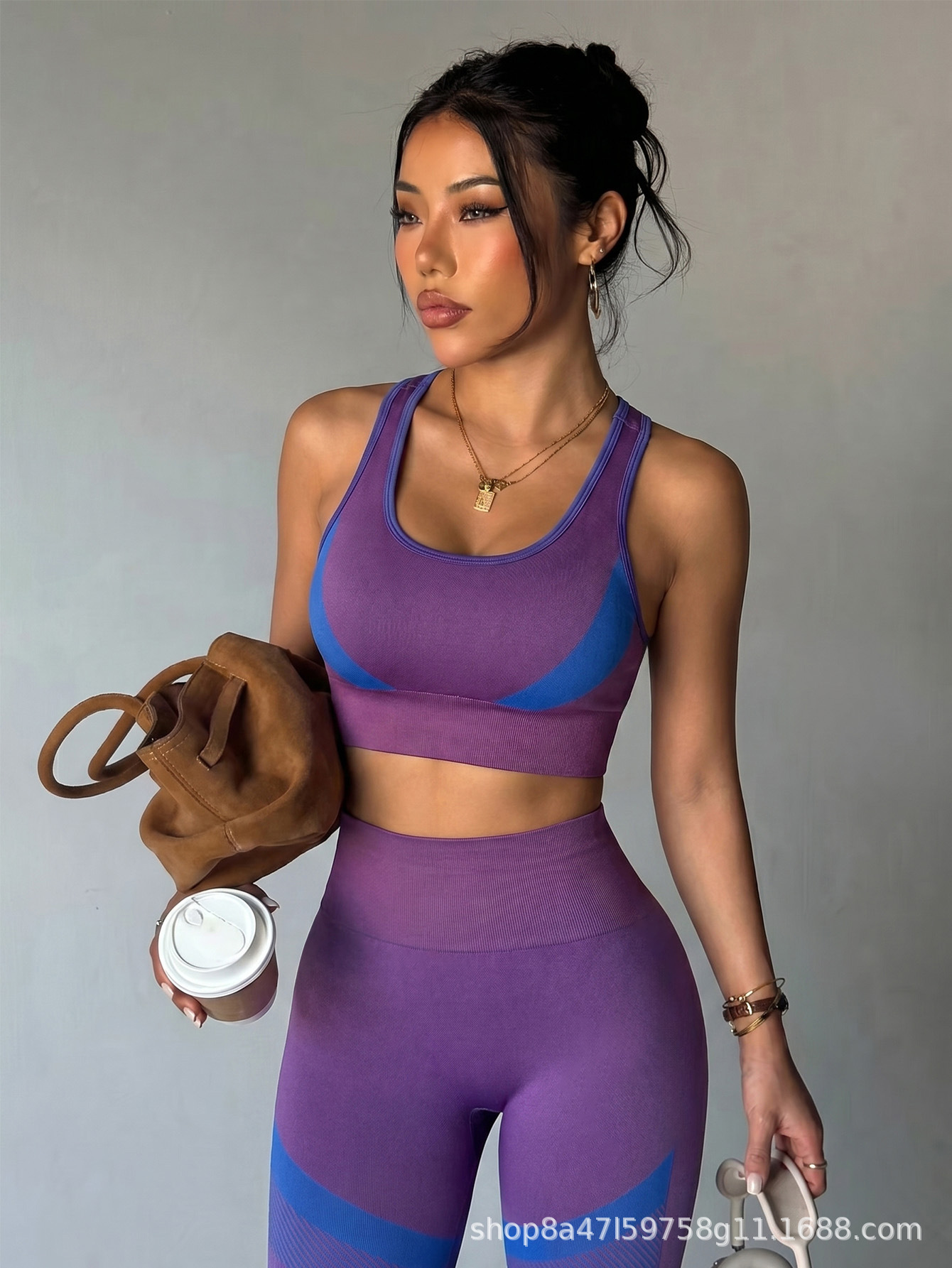 Explosiones transfronterizas de verano nuevas damas sujetadores deportivos al aire libre trajes de yoga trajes de yoga trajes de mujeres