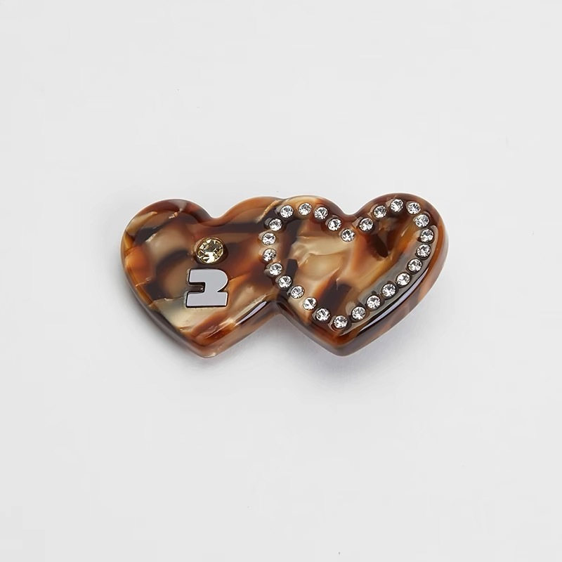 Vintage Style, Classic Style Style Vintage Style Classic Style Women's Heart Shape Arylic Hair Clip