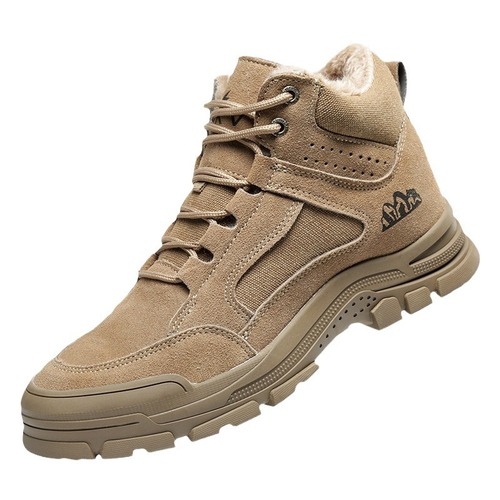 Factory wholesale thick safety shoes with cotton, anti-punching and anti-piercing, for factory work, men's safety protection, anti-slip and wear-resistant