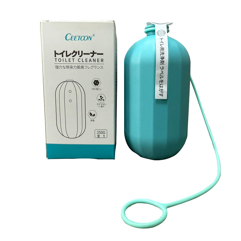 日本の便器の清潔剤の清潔なトイレの魔箱は異臭の青い泡の清潔なトイレの霊宝に行って香の清潔なトイレの魔瓶のすがすがしい香りのタイプを残します。|undefined