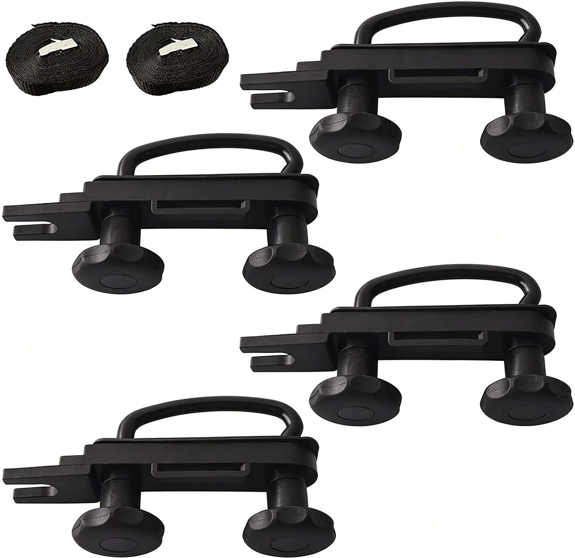Roof Box Fixing Clamp Set, Roof Luggage Box Accessories, U-Shaped Fixing Accessories Set for Roof Luggage Box