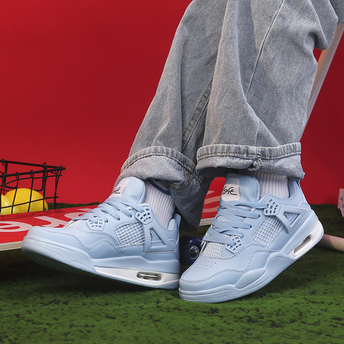 【Best Selling】2025 Spring and Autumn New Men and Women Couple Air Cushion Shoes, National Trend Hong Kong Style, Versatile, Height Increasing, Durable