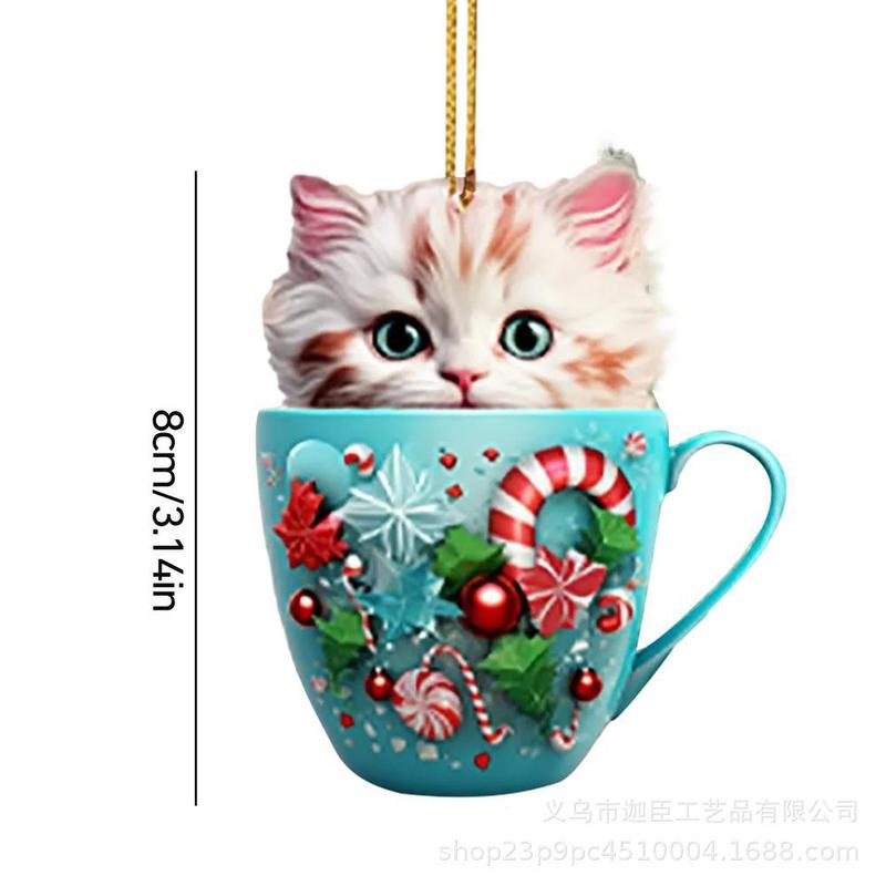 国境を越えた新しいカップ猫平面ストラップナタール平恩特美しい猫アヴァル装飾アクセサリーストラップ|undefined