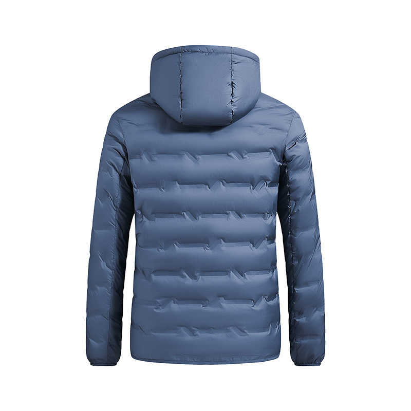 Chaqueta de plumón ligera chaqueta de plumón de color sólido simple a prueba de viento cálida chaqueta de plumón 85% pato blanco chaqueta de plumón para hombre al por mayor