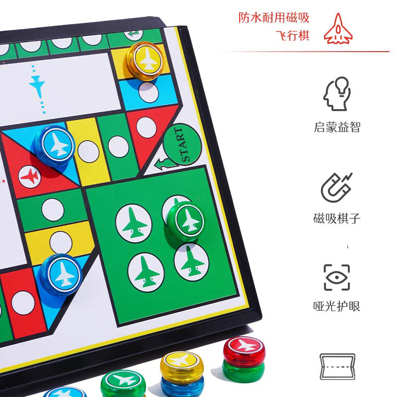 Ajedrez Volador con Muñecas Magnéticas, Tablero de Ajedrez Plegable, Juguete Portátil para Niños Pequeños, Estudiantes y Actividades entre Padres e Hijos