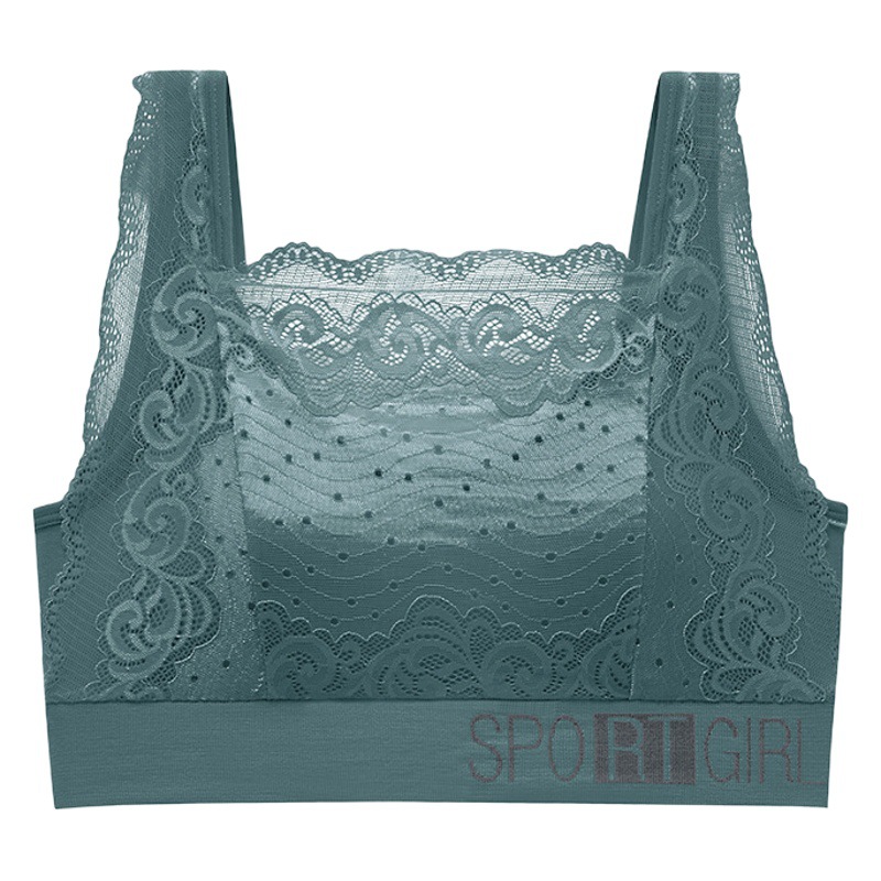 Estilo francés push-up belleza espalda encaje pecho-envuelto chaleco pecho-contracción más el tamaño de la base anti-exposición sin anillo de acero tubo superior para las mujeres