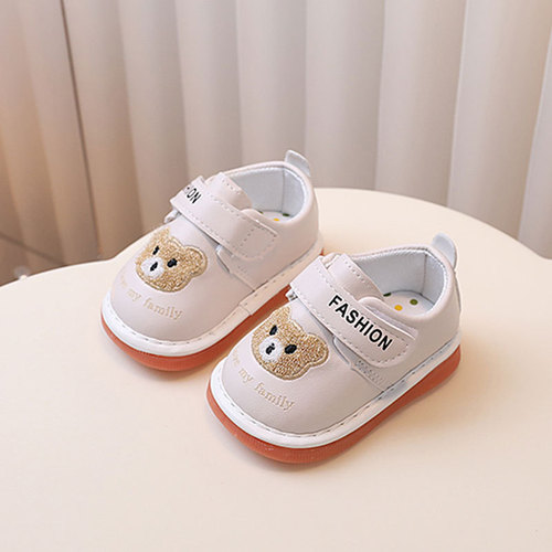 Spring and autumn baby toddler shoes cartoon baby shoes soft-sole calling shoes 1-2 years old single-layer shoes 0