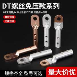 DTL铜铝鼻子DL铝线鼻子DT铜鼻子接线端子快速接线神器免压款式