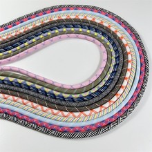 8mm彩色包芯涤纶手机挂绳跳绳diy手工编织相机水杯背带1.2米长