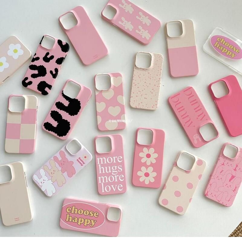 Girly Pink Collection Suitable for Apple 15Promax Mobile Phone Case Ins New Iphone14Pro Will Not Hit