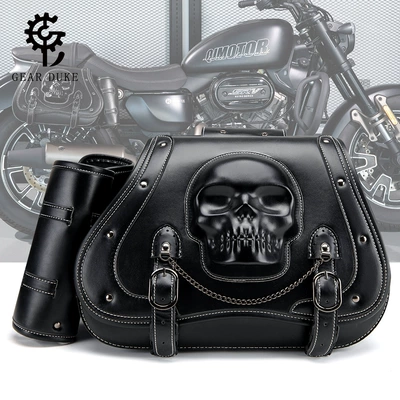 Niche Personality Harley Cruise Equipment Car Side Bag Motorcycle Accessories Modified Side Bag Riding Locomotive Hanging Bag