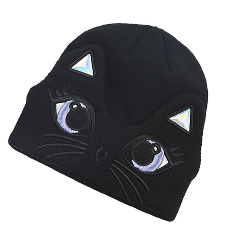 Unisex Basic Solid Color Embroidery Eaveless Wool Cap display picture 2
