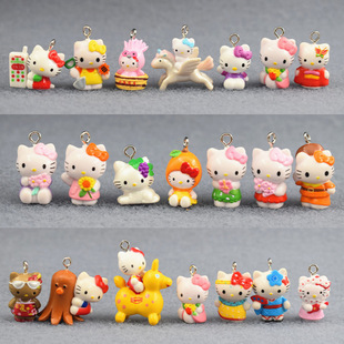 Foreign Trade Bulk Cartoon Doll Mini Kt Cat Phone Shell Cream Gel DIY Material Accessories Sheep Eye