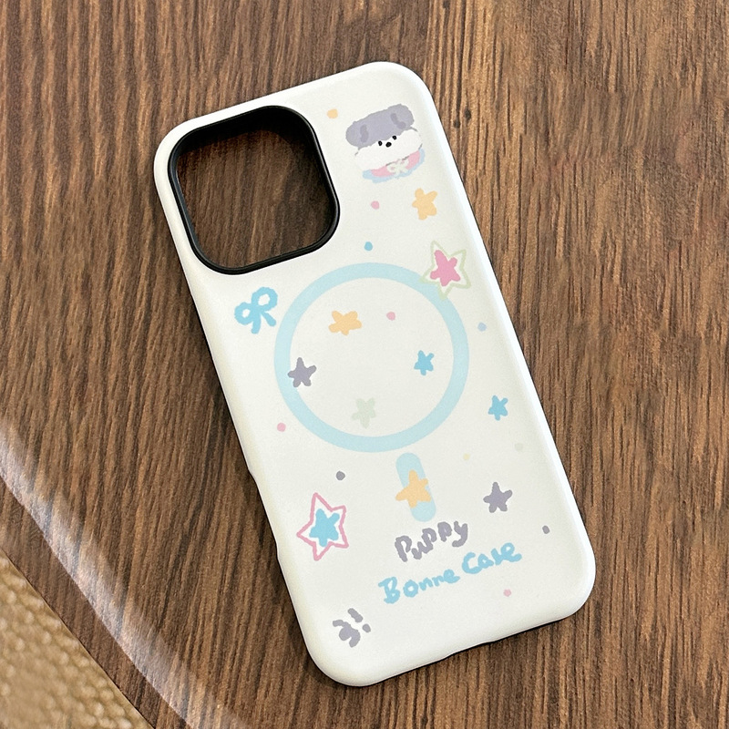 マグネット式スタンド付きスマホケース Apple iPhone16promax対応 13 かわいい動物柄 15 ハード 14 フィルム 17|undefined