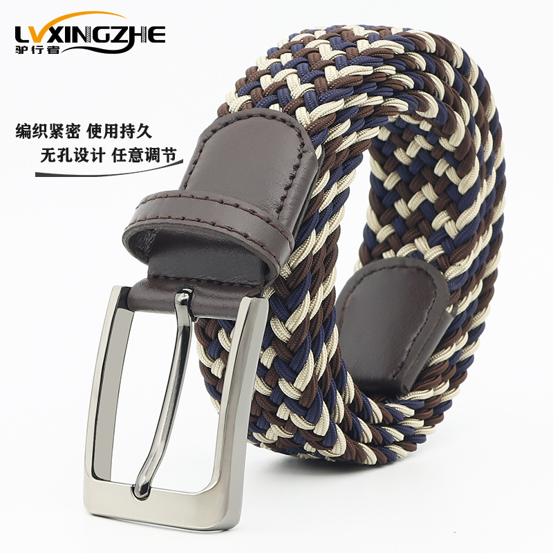 high quality woven casual universal belt