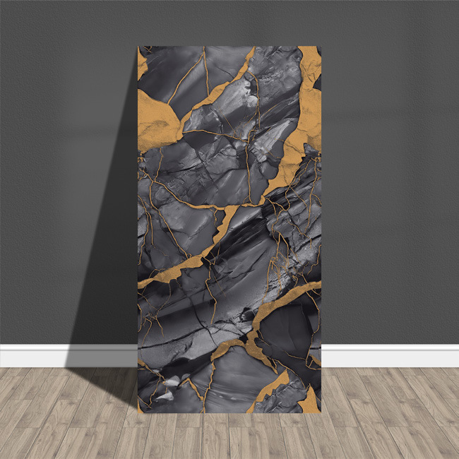 Fábrica de suministro directo de imitación de mármol azulejos de pared autoadhesivo a prueba de agua a prueba de humedad pegatinas de pared suministro transfronterizo placa de plástico de aluminio