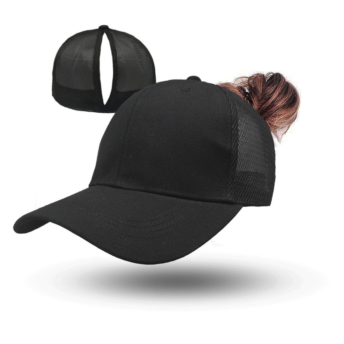 Malla de algodón negra