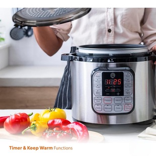 English Multifunctional Electric Pressure Cooker Cross-Border E-Commerce 6 Liters Smart Home American Standard British Standard European Standard Manufacturer Wholesale