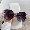 Sunglasses, sun protection cream, glasses, suitable for import, new collection, cat's eye, UF-protection, fitted, European style