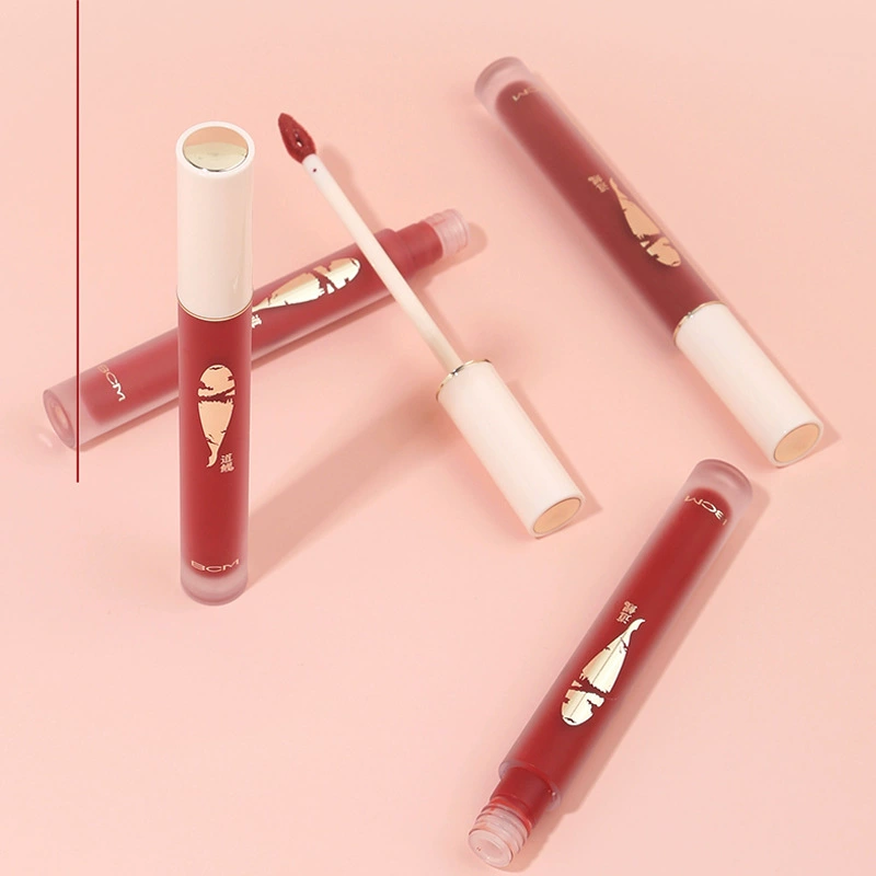 BCM Daolisi Yun Перо губная помада-блеск Velvet Matte Молочный чай Гнилой помидор Блеск губ оптом Dropshipping