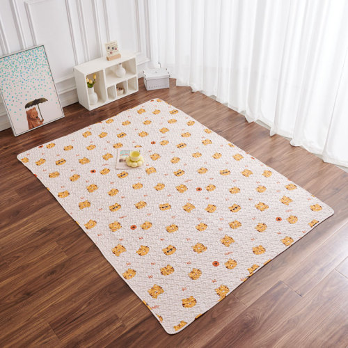 Manufacturer wholesale pure cotton anti-slip mat for children living room bedroom crawling mat baby crawling mat home use carpet dropshipping