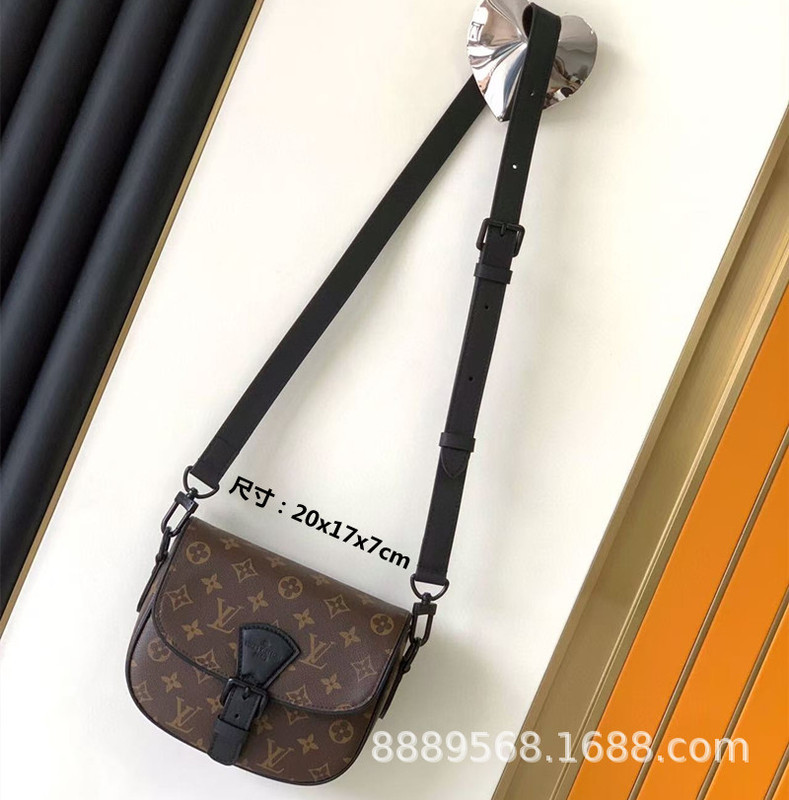 直接供給クロスボーダー m lv メンズバッグレディースバッグブラックウォリアーメッセンジャーバッグ枕バッグチェーンバッグボックスバッグポータブルブリーフケース|undefined