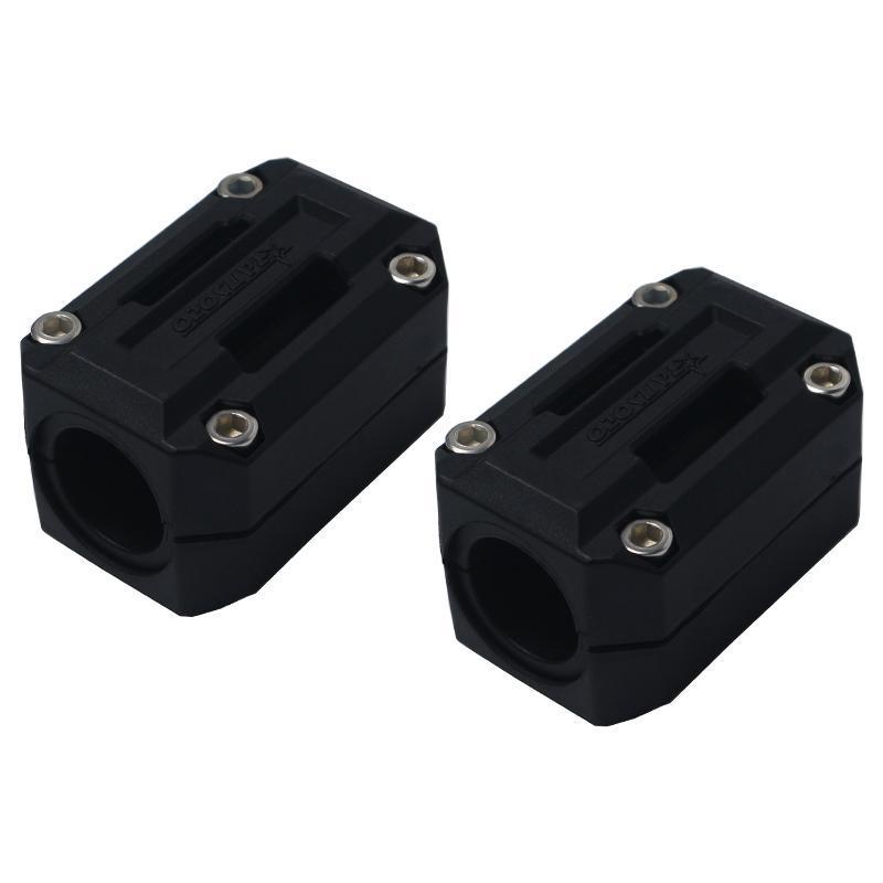 Universal motorcycle 22/25/28mm diameter anti-fall rubber bumper anti-fall block anti-collision protective rubber decorative block
