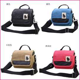 相机包微单工厂帆布摄影包 ZVE10 佳能M50 DV摄像机包 数码相机包