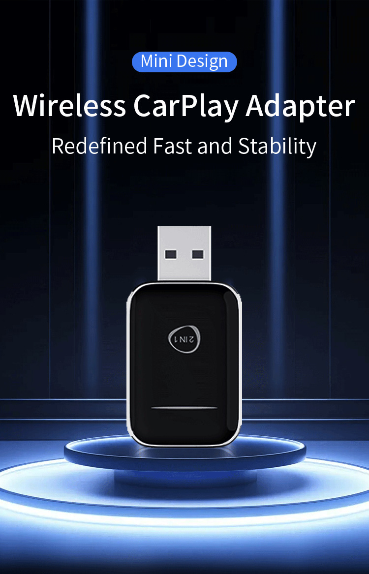 USB Wireless Carplay Smart Car Box Is Suitable for iPhone and Android Auto Boxes
