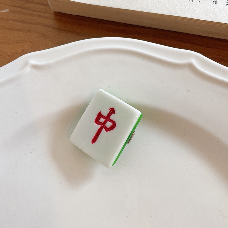 홍중 마작 머리핀
