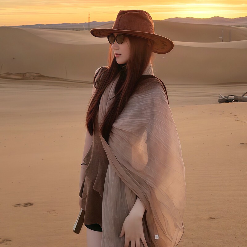 Cotton and Linen Silk Scarves for Travel Photography in Western Sichuan and Northwestern China, Thin Shawls, Desert-Style High-End Outfits, Gauze Scarves, Sun Protection Scarves Cotton and Linen Silk Scarves for Travel Photography in Western Sichuan and Northwestern China, Thin Shawls, Desert-Style High-End Outfits, Gauze Scarves, Sun Protection Scarves