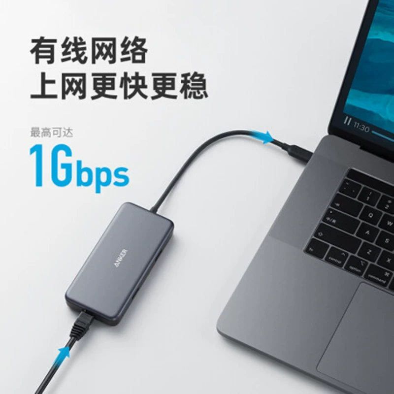 ANKER Anke семь в одном, USB-C передача, HDMI конвертер, PD быстрая зарядка, совместимый ноутбук