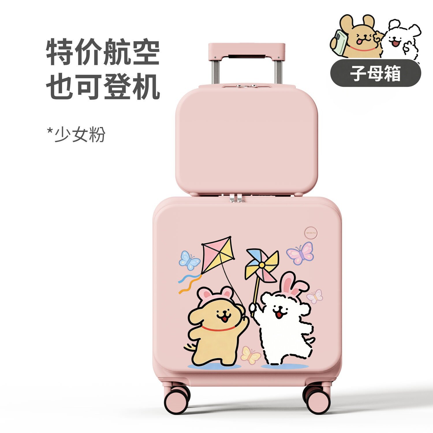 D02 지퍼 핑크라인 강아지 모자박스
