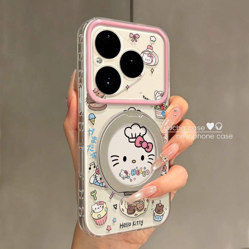 Suitable for Huawei Pura 80 phone case, cute design, HUAWEI new Pura 70, pastry chef kitty cat
