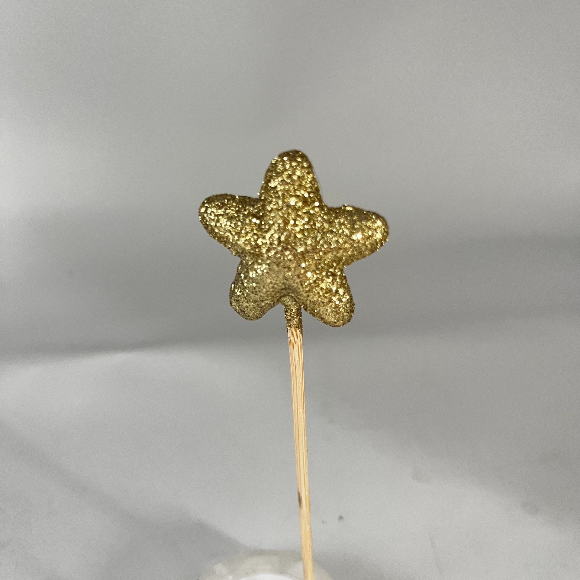 Spot transfronterizo Día de la Independencia de EE. UU. Espuma de espuma rosa brillante estrella de cinco puntas decoración de mesa