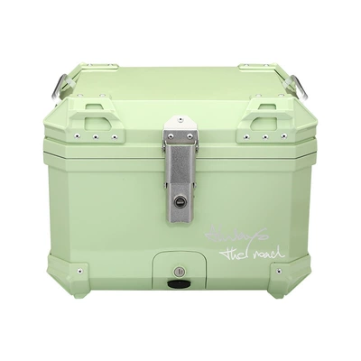 Motorcycle trunk – Large Non-Aluminum Alloy - mt45-fresh-green-41-backrest-lining