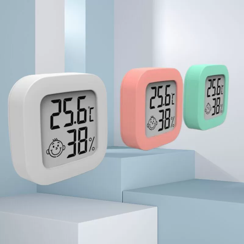 Мини-электронный гигрометр небольшой термометр гигрометр для домашних животных влажный и сухой термометр с цифровым дисплеем