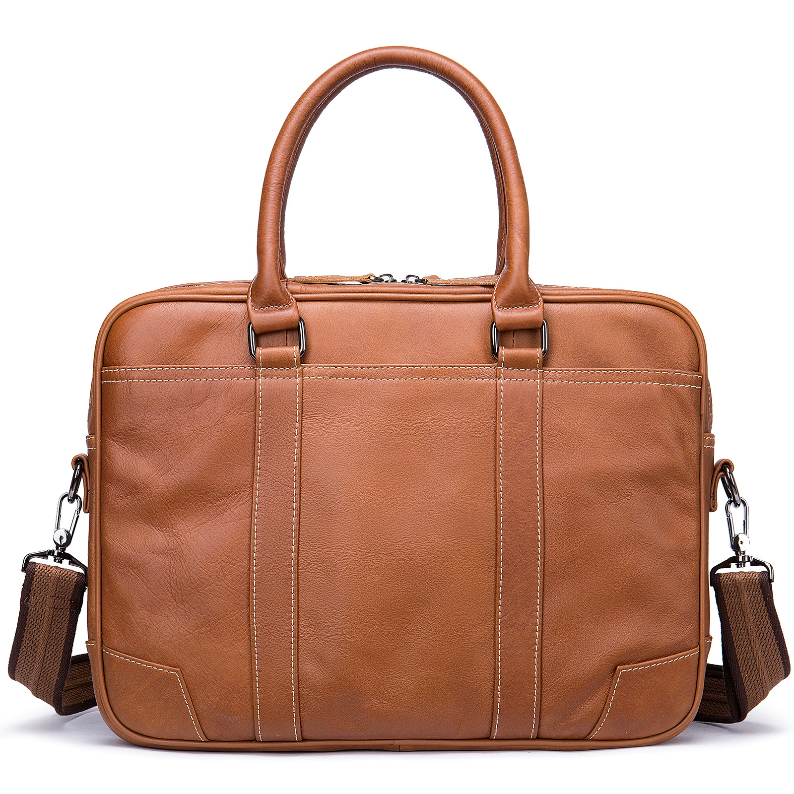 Настоящая кожа Capacious сумка, ноутбук, 14 дюймов, бизнес версия